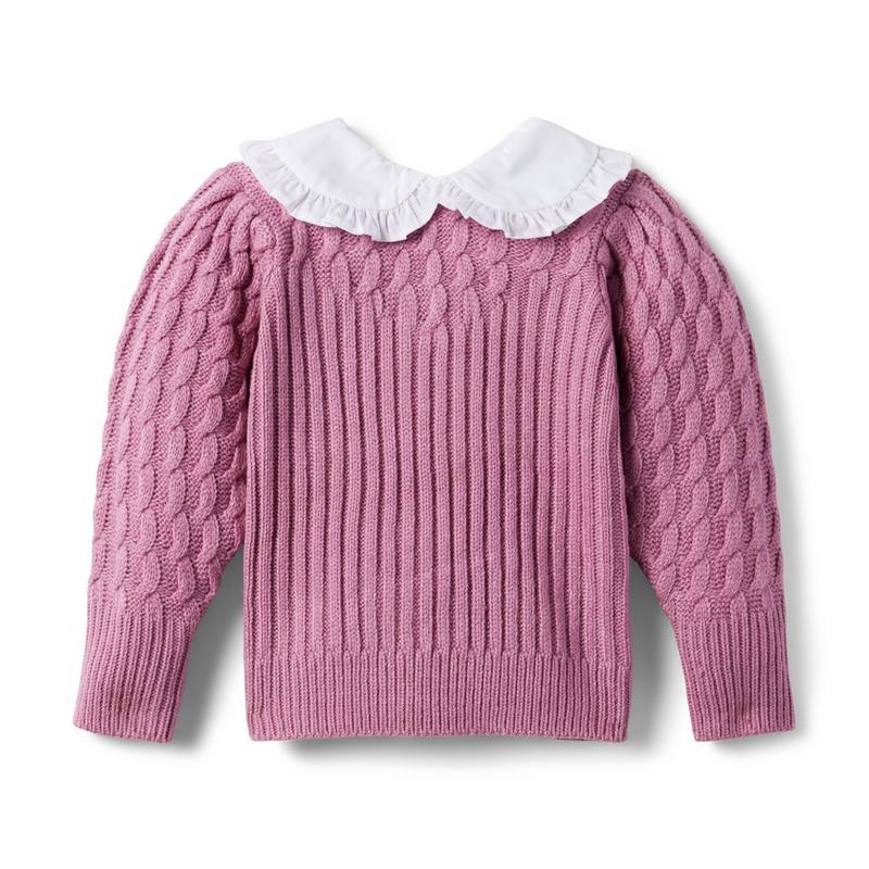 Textured Ruffle Collar Sweater - Janie And Jack
